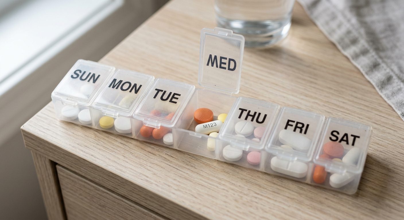 Medicinhantering hemma – säker dosering och förvaring av läkemedel